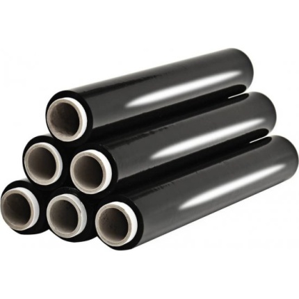 STRETCH FILM ΜΑΥΡΟ 50cm 23mic (1.6kg)  (6 τεμάχια)