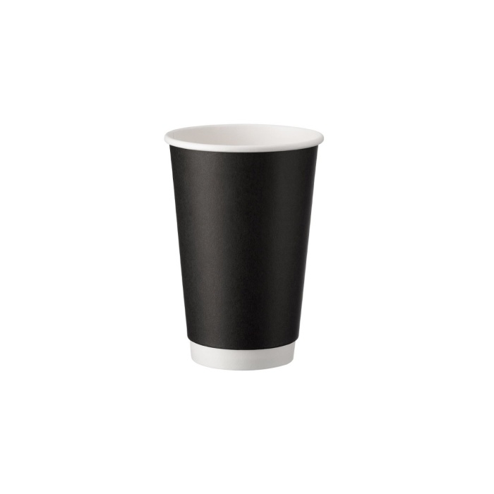 ΠΟΤΗΡΙ ΧΑΡTΙΝΟ 16oz DW MATTE ΜΑΥΡΟ 25ΤΜΧ.